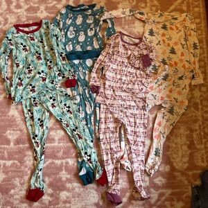 Little Sleepies, sweet bamboo Christmas themed